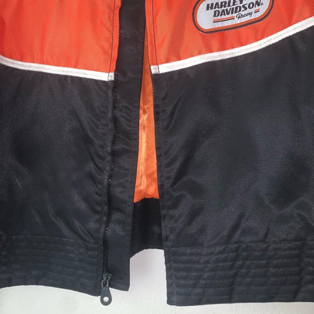 Size Large - Women’s Vintage Harley Davidson Motorcycle Racing Jacket - Picture 7 of 9